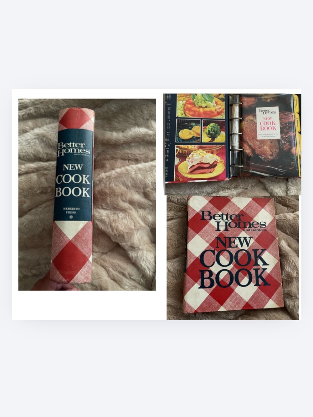 Better Homes And Gardens Cookbook Binder with Black and Red Cover